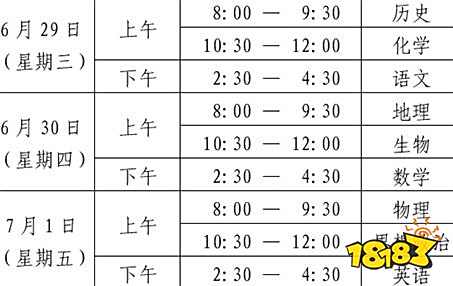 北京2022年第二次普通高中学业水平合格性考试时间和科目安排