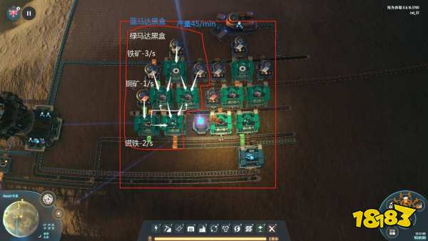 戴森球如何布局藍馬達黑盒 45/min藍馬達黑盒布局方式