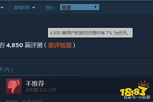 国产游戏大翻车,鬼谷八荒5%差评如潮超越三国杀