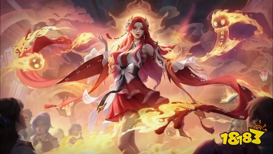 《王者荣耀》貂蝉唤灵魅影新皮肤公布 焰灵缠身热情似火