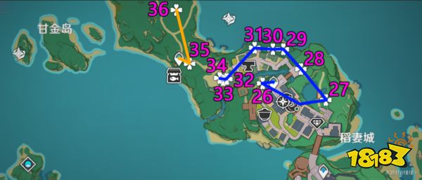 原神緋櫻繡球收集路線一覽 緋櫻繡球分布圖 獲得方式大全