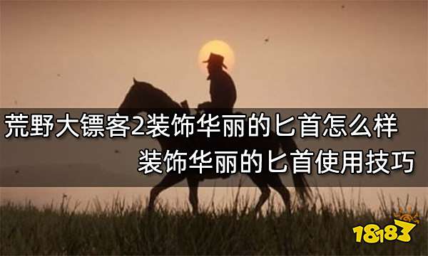 荒野大镖客2装饰华丽的匕首怎么样 装饰华丽的匕首使用技巧