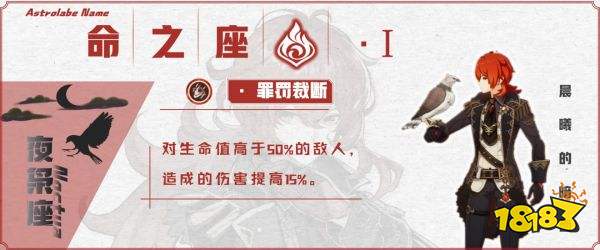 原神迪盧克命之座分析 迪盧克幾命可以玩