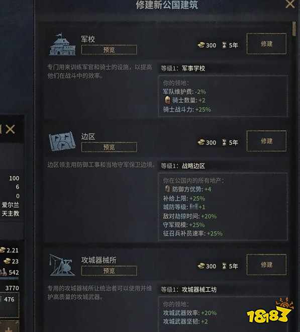 十字军之王3地产是什么 地产属性介绍