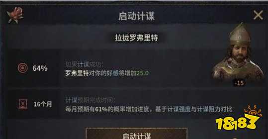 十字军之王3谋略是什么 谋略功能介绍