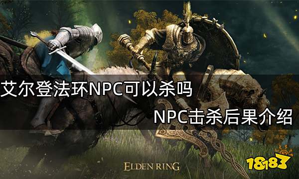 艾尔登法环NPC可以杀吗 NPC击杀后果介绍