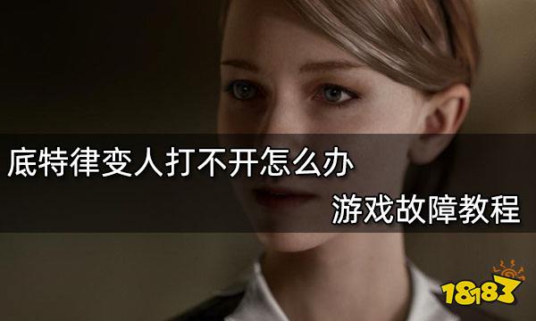 底特律变人打不开怎么办 游戏故障教程