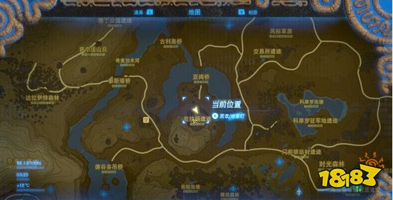 塞爾達傳說荒野之息競技場位置在哪里 競技場地圖位置