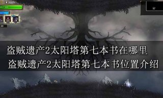 盗贼遗产2太阳塔第七本书在哪里 盗贼遗产2太阳塔第七本书位置介绍