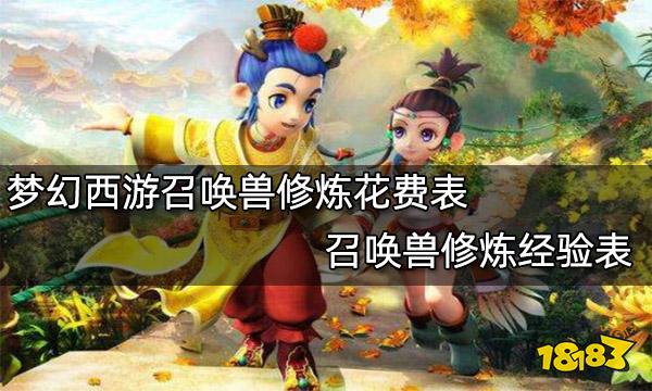 米乐M6 M6米乐梦幻西游召唤兽修炼花费表 召唤兽修炼经验表(图1)