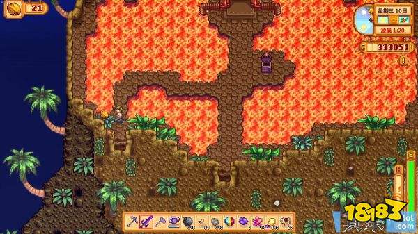 星露谷物语黄金核桃怎么获得 1.5版本黄金核桃火山内获得位置