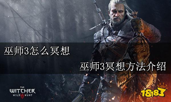 巫师3怎么冥想 巫师3冥想方法介绍