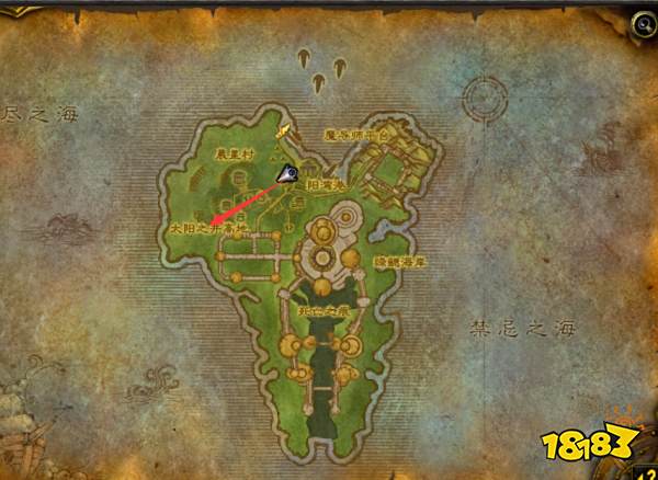 魔兽世界太阳井高地怎么去 太阳井高地到达方法