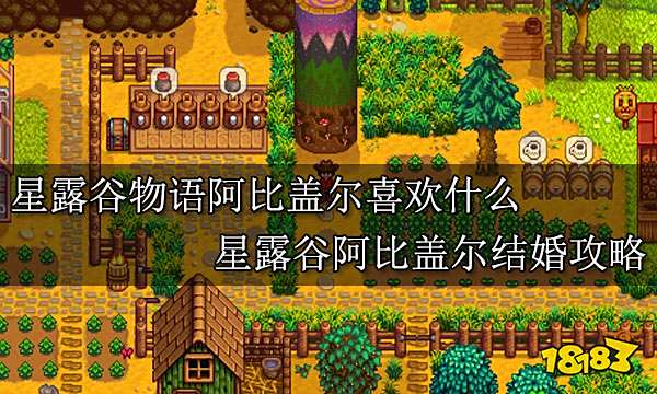 星露谷物语阿比盖尔喜欢什么 星露谷阿比盖尔结婚攻略
