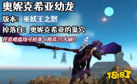 魔兽世界团本坐骑排行 人气最高的五个团本坐骑 