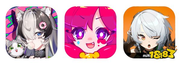“左眼闭右眼睁,这一定是3D原创IP游戏”二次元游戏图标背后
