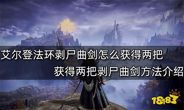 艾尔登法环剥尸曲剑怎么获得两把 获得两把剥尸曲剑方法介绍