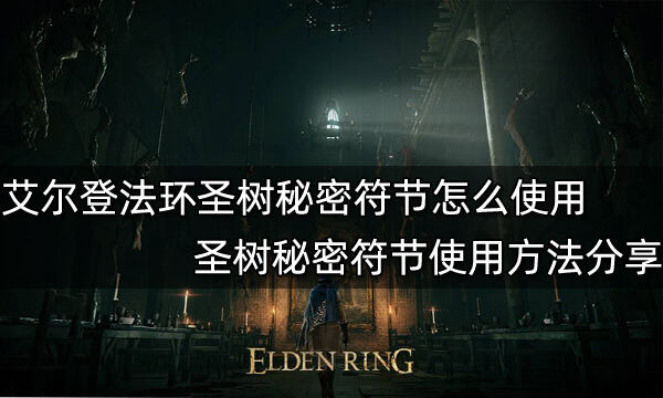 艾尔登法环圣树秘密符节怎么使用 圣树秘密符节使用方法分享