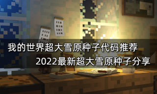 我的世界超大雪原种子代码推荐 2022最新超大雪原种子分享