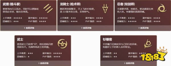 ff14职业介绍图602022全职业介绍图一览