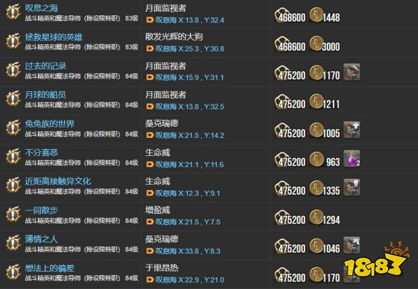 ff14主線(xiàn)任務(wù)列表6.0 曉月之終途全108個(gè)主線(xiàn)任務(wù)匯總