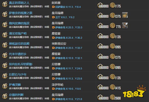 ff14主線(xiàn)任務(wù)列表6.0 曉月之終途全108個(gè)主線(xiàn)任務(wù)匯總