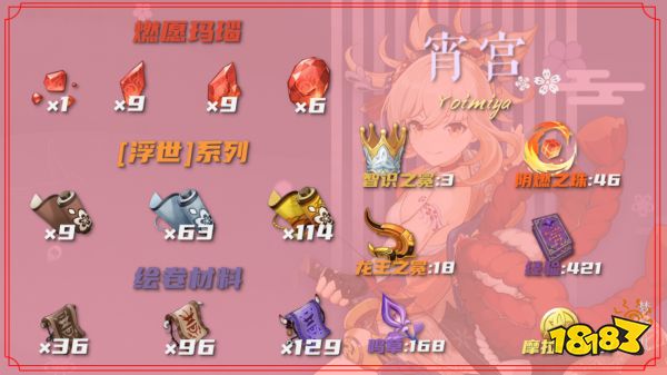 原神宵宫突破材料收集大全 宵宫突破材料最快收集路线一览