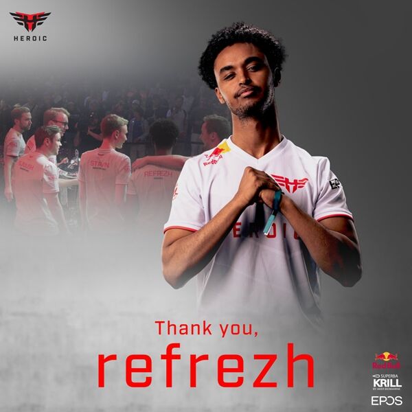 Heroic小黑将离队 Heroic宣布下放refrezh