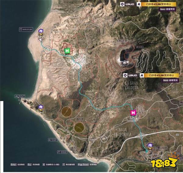 极限竞速地平线5嘉年华地点在哪 嘉年华地标位置点分布共享