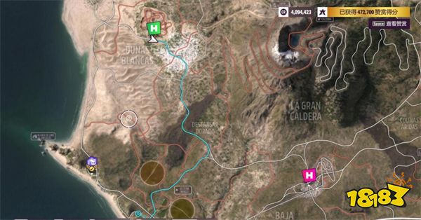 极限竞速地平线5嘉年华地点在哪 嘉年华地标位置点分布共享