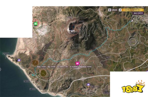 极限竞速地平线5嘉年华地点在哪 嘉年华地标位置点分布共享