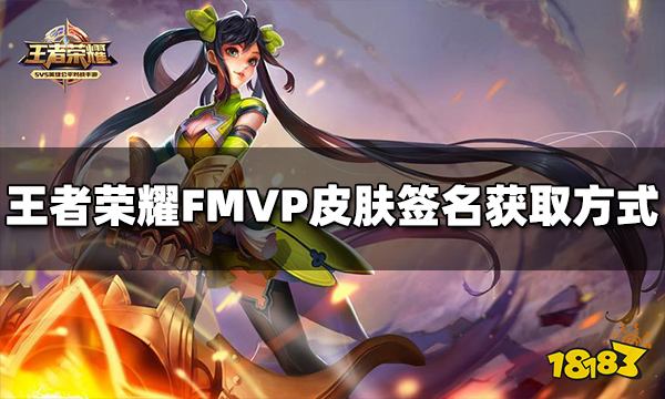 王者荣耀皮肤签名怎么获得 FMVP皮肤签名获取方式介绍