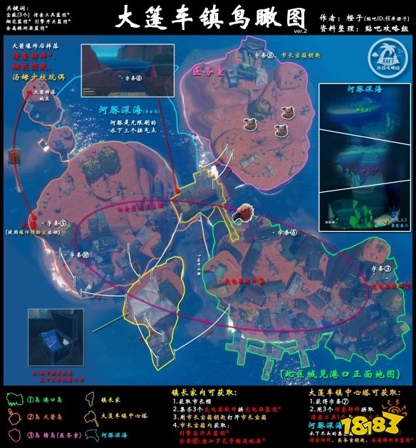 木筏求生大篷車鎮怎么玩 Raft大篷車鎮全收集地圖攻略