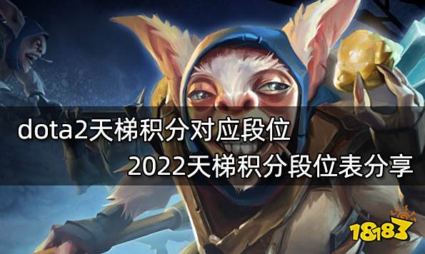 dota2天梯积分对应段位 2022天梯积分段位表分享