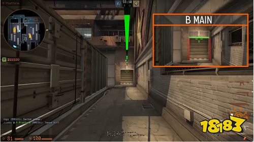 CSGO列車停放站道具教學 火車地圖投擲物點位一覽