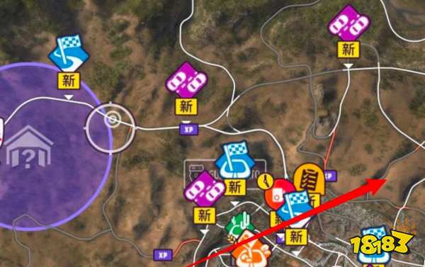 极限竞速地平线5环岛图在哪 环岛图位置一览