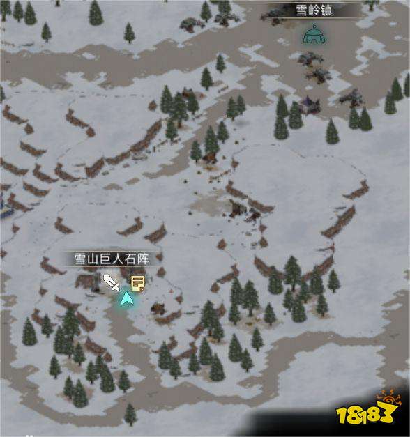 部落与弯刀雪山巨人石阵在哪里 雪山巨人石阵位置分享