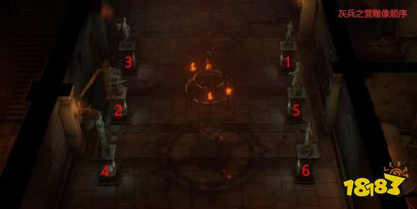 开拓者正义之怒灰兵营六个雕像顺序是什么 灰兵营六个雕像顺序一览