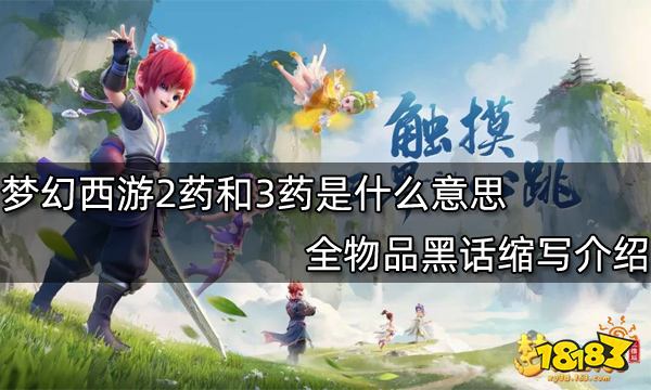 梦幻西游2药和3药是什么意思 全物品黑话缩写介绍