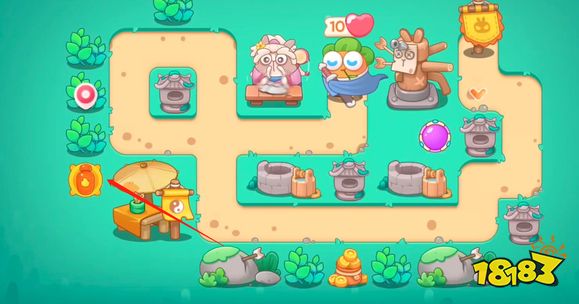 保卫萝卜4卧兔藏龙第25关怎么打 卧兔藏龙第25关满星攻略