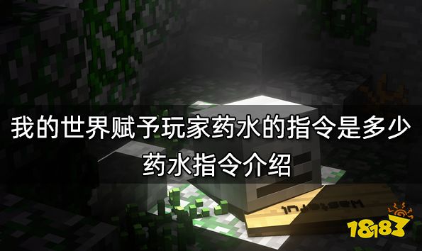 我的世界赋予玩家药水的指令是多少 药水指令介绍