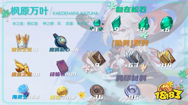 原神万叶培养攻略大汇总 万叶培养攻略合集