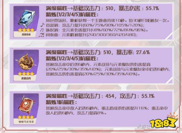 原神可莉武器推薦 可莉用什么武器好