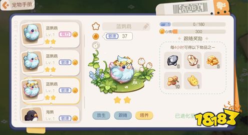 奥比岛梦想国度宠物有哪些 最新宠物图鉴大全