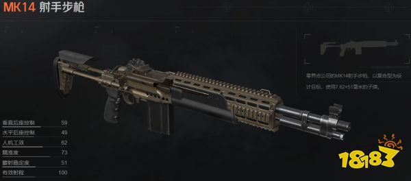 暗區突圍MK14射手步槍怎么樣 MK14屬性介紹