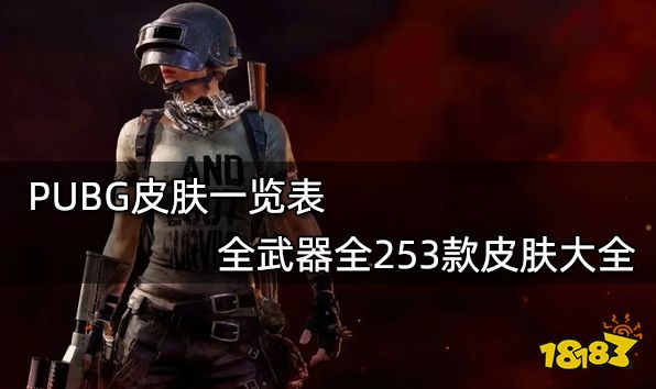 PUBG皮肤一览表 全武器全253款皮肤大全