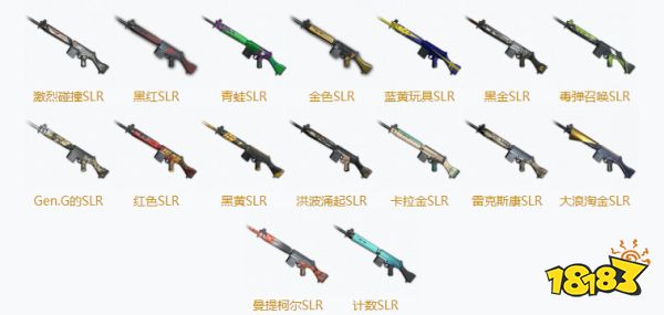 PUBG皮膚一覽表 全武器全253款皮膚大全