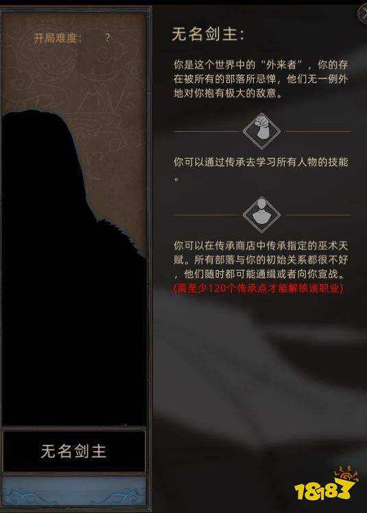 部落与弯刀无名剑主怎么样 无名剑主技能加点介绍