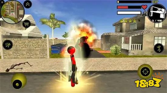 火柴人绳索英雄破解版下载