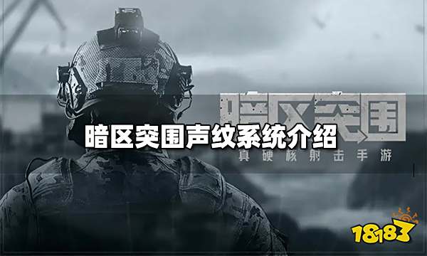 暗区突围声纹系统玩法 声纹系统介绍